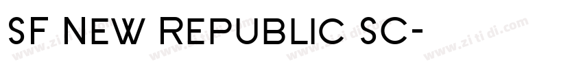 SF New Republic SC字体转换 SF New Republic SC字体转换
